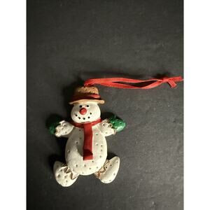 Vintage House Of Lloyd Snowman Christmas Ornament Holiday Decor Whimsy Cottage
